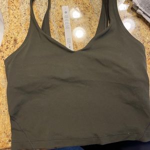 Olive Align Tank
